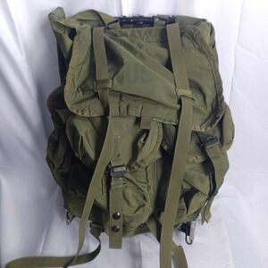 Vintage US Military Alice LC-1 Medium Field Pack Combat Backpack Green  Frame